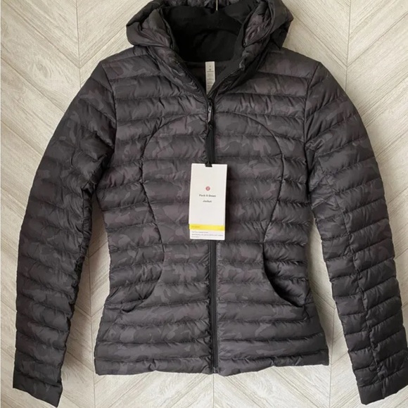 NWT Lululemon Pack It Down Jacket Incognito Grey $198 - Size 4 - Picture 6 of 8